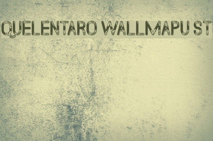 Quelentaro Wallmapu St Font examples