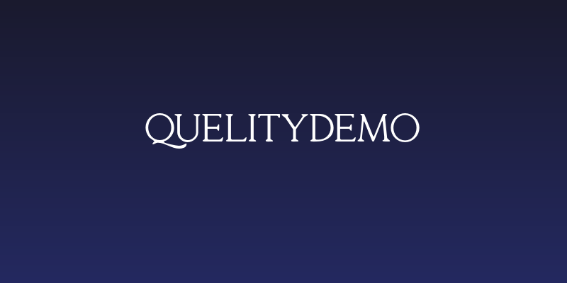 QuelityDEMO Social Header