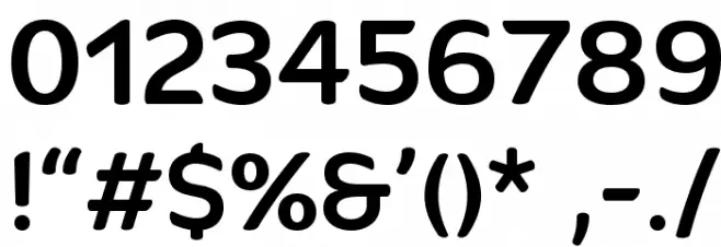 Quenda-Medium Font OTHER CHARS