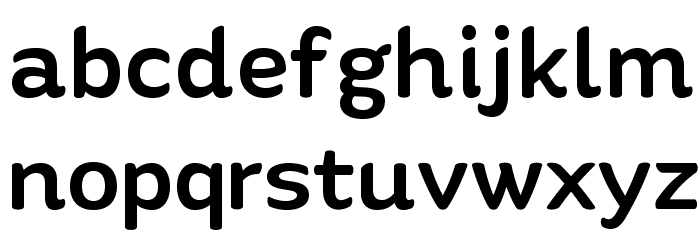 Quenda-Medium Font LOWERCASE