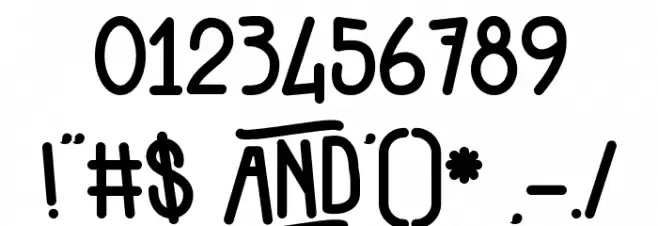 Quenelles Font OTHER CHARS