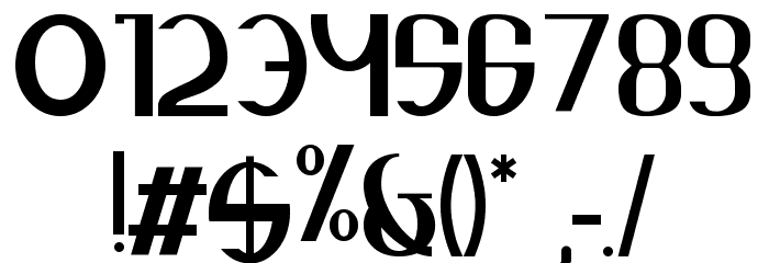 Quenione Unico Font OTHER CHARS