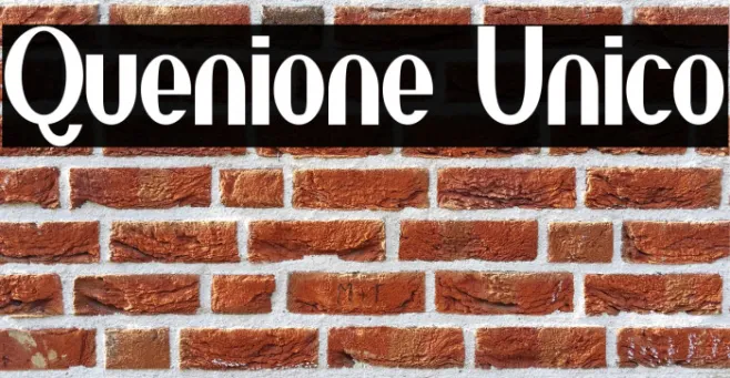 Quenione Unico Example 2