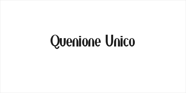 Quenione Unico Logo