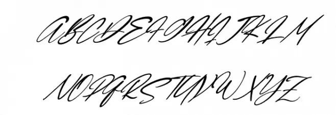 Quenisha Italic Fuentes MAYÚSCULAS