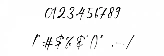 Quenisha Font OTHER CHARS