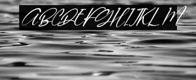 Quenitha Italic Font examples