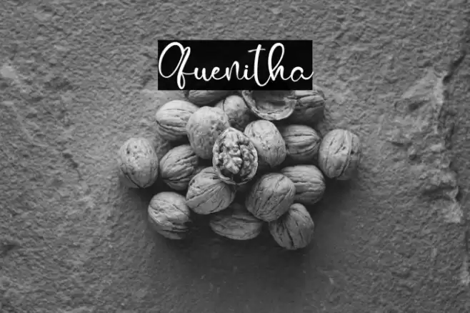 Quenitha Font examples