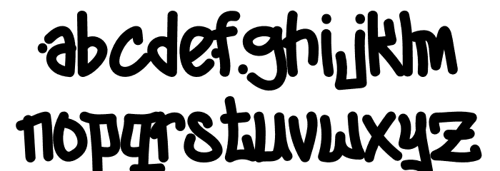 QuennOfStreet Demo Font LOWERCASE