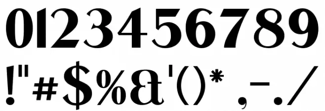 Quentell CF Bold Regular Font OTHER CHARS