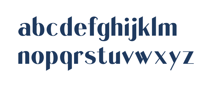 Quentell CF Bold Regular Lowercase