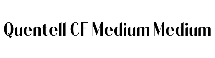 Quentell CF Medium Medium  नि: शुल्क फ़ॉन्ट्स डाउनलोड