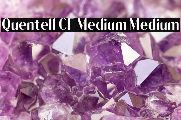 Quentell CF Medium Medium Example 1