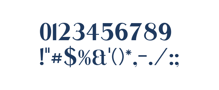 Quentell CF SemiBold Regular Other Characters