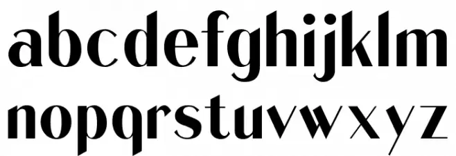 Quentell CF SemiBold Regular Schriftart Kleinbuchstaben