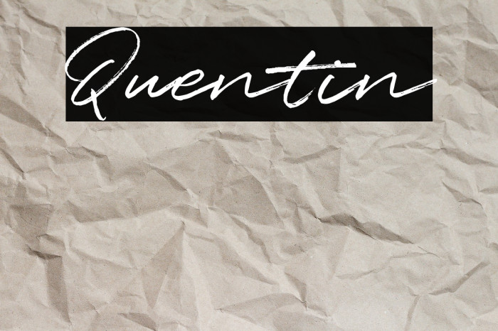 Quentin Font examples