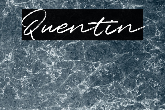 Quentin Font examples