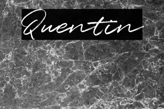 Quentin フォント examples