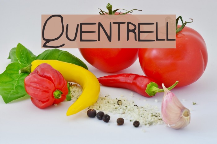 Quentrell Font examples