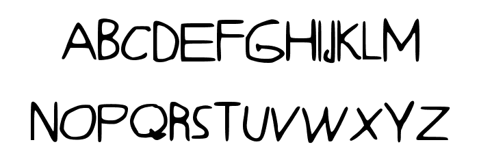 Quentrell Font LOWERCASE