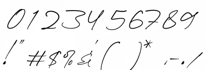 Quenttine Signature Regular Font OTHER CHARS