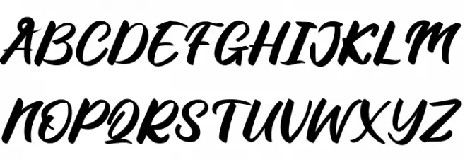 QuentyYellowPersonalused Schriftart Groß