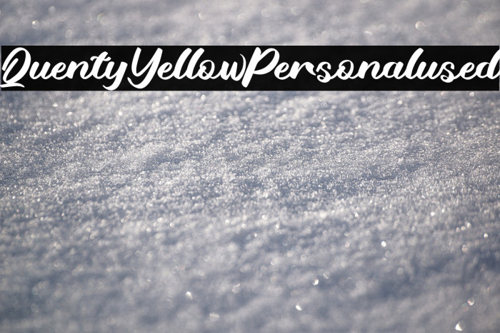 QuentyYellowPersonalused Example 3