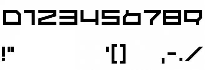 Quer Regular Font OTHER CHARS