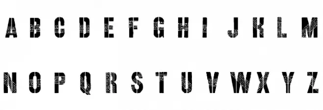 Querencia Army DEMO VERSION Schriftart Groß