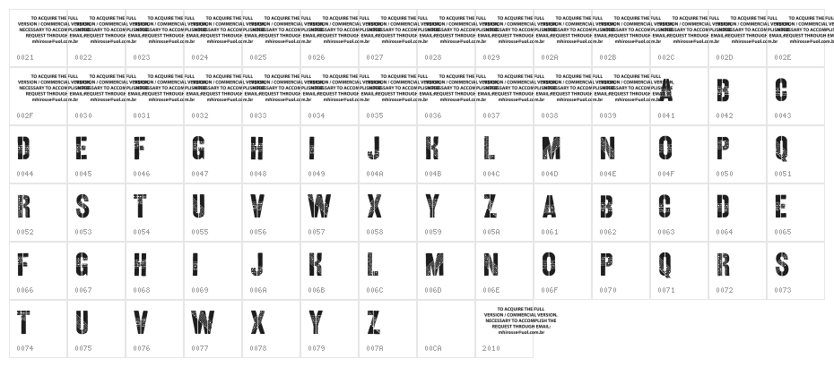 Querencia Army DEMO VERSION Character Map