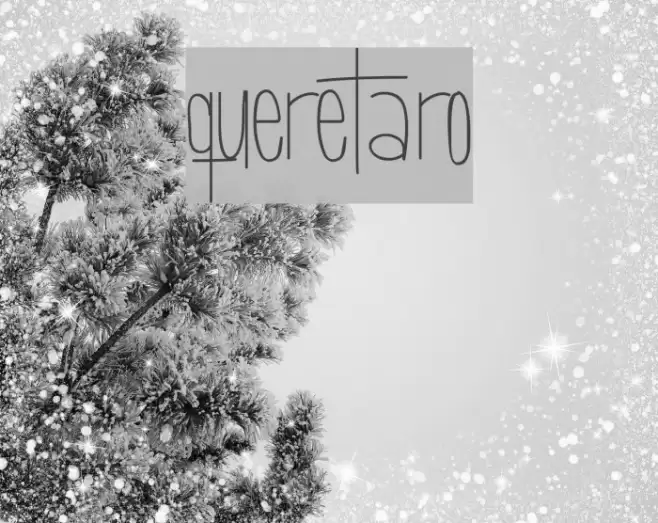 Queretaro Font examples