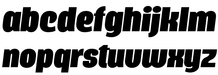 Querino Sans Italic PERSONAL USE Font LOWERCASE