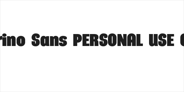 Querino Sans PERSONAL USE ONLY Logo