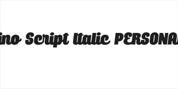 Querino Script Italic PERSONAL USE Logo