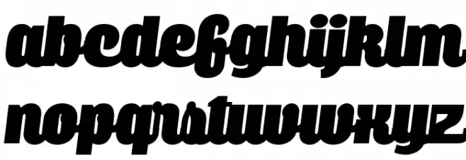 Querino Script Italic PERSONAL USE Font Litere mici