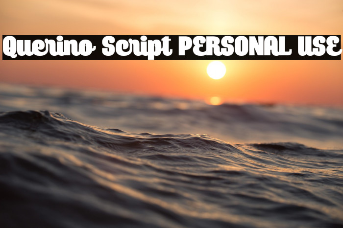 Querino Script PERSONAL USE Example 3