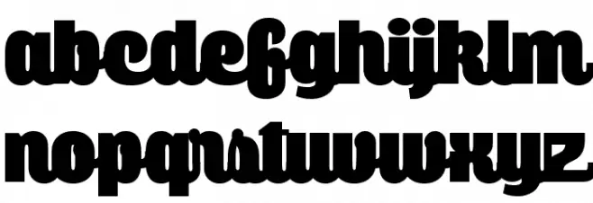 Querino Script PERSONAL USE 字体 小写