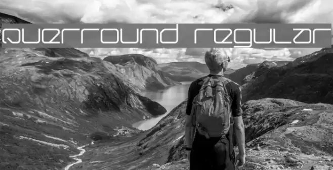 Querround Regular Fonte examples