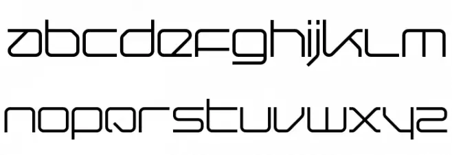 Querround Regular Schriftart Kleinbuchstaben