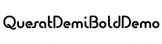 Quesat Demi Bold Demo  Frei Schriftart Herunterladen