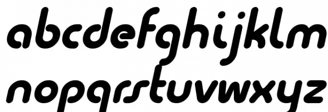 Quesat Demo Bold Italic 字体 小写