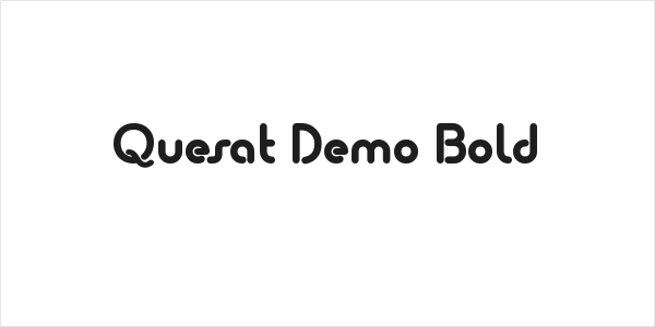 Quesat Demo Bold Logo