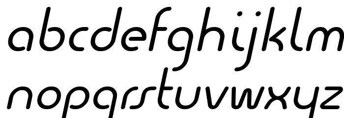 Quesat Demo Italic Font LOWERCASE