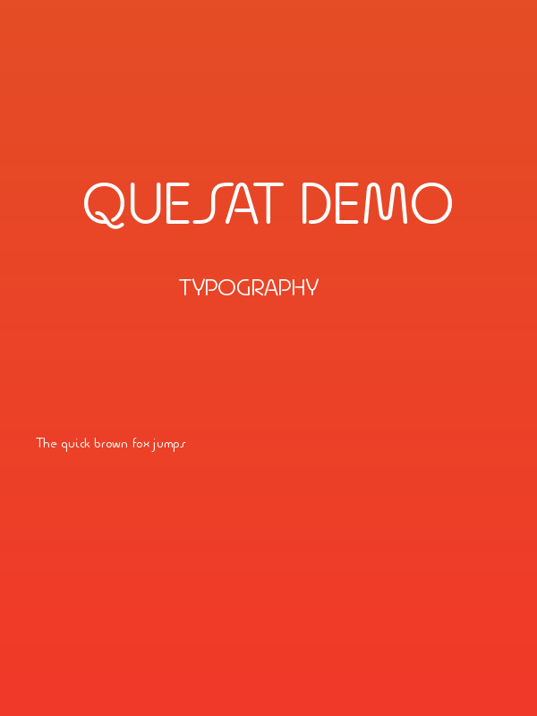 Quesat Demo Poster