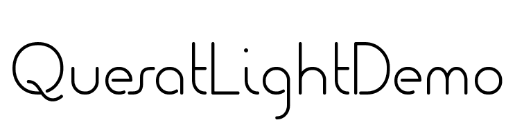 Quesat Light Demo फ़ॉन्ट