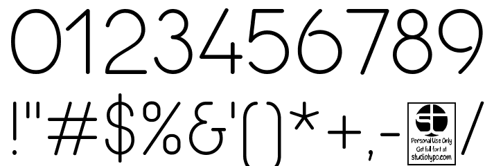 Quesat Light Demo Font OTHER CHARS