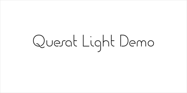 Quesat Light Demo Logo