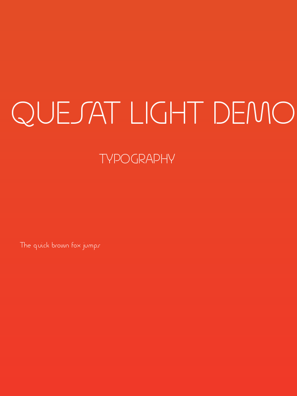 Quesat Light Demo Poster