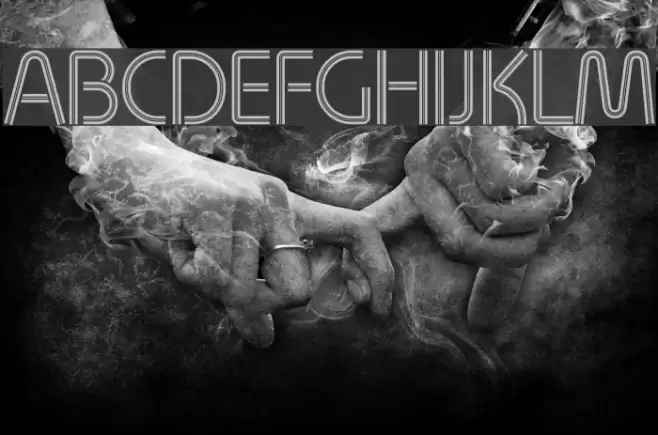 Quesat Striped Demo Font examples