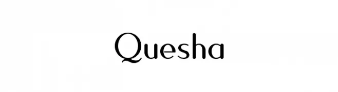 Quesha  Frei Schriftart Herunterladen